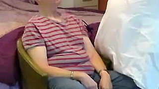 Nurse Vicki Exams a New Home Patient and Later Performs a Glove Strip Tease