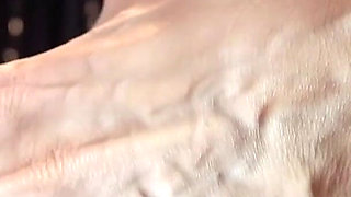 Rebecca Diamante Shows Her Hands' Veins in Topless