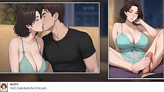 With Great Pleasure #12 - Animated Ai XXX Game - a Hot Foot Job with a MILF