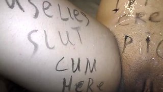 Hot teen Milky Mari takes multiple creampies in wild gangbang - POV creampie fuck!