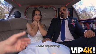 Exclusive: VIP4K – Busty MILF Jennifer Mendez, snagged by a stranger, enjoys luxury car wedding adventure