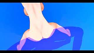 My Hero Academia Hentai - Uraraka Footjob Fucked with Creampie - Japanese Asian Manga Anime Game Porn