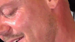 Dark Haired Slut Jerking off Her Favorite Waiter