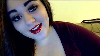 Beautiful brunette with big boobs jerk off instrucions