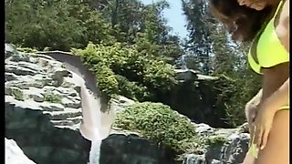 Brunette Loves to Have Her Pussy Eaten Before Fucking Outdoor