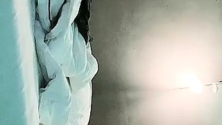 Cute amateur Asian web cam girl teases her great body