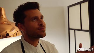 Angel Rush's Steamy Kitchen Affair Fuels Wild Passion