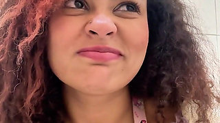 Public Toilet Farts at Cosplay Con - Gassy BBW in Cosplay