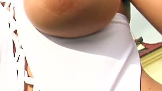 Busty Blonde Pleases Herself Non Stop