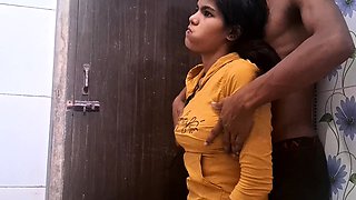 Natural Tits Indian 18 Year Old Teen Fucked In Bathroom