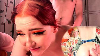 Busty Amateur Redhead Emo Babe Fucking POV