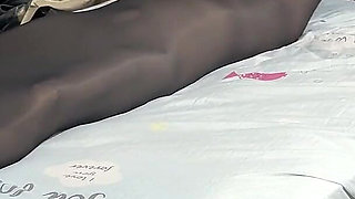 Wrapped in Many Layers of Pantyhose Bondage During Nylon Encasement