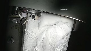Busty brunette hardcore sex caught on hidden cam