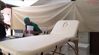 Italian MILF Doctor Facial Cumshot - CandyGanja420 Blowjob & Handjob