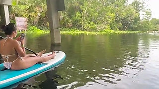 Sneaky in the Springs with Kiki Sweaty Car Sex