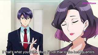 Teen Brunette Sucks a Big Cock: "Can You Feel The Size XL Filling You Tight? - Hentai