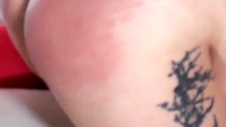 Bratty BBW gets a spanking