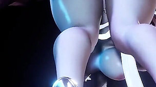Black Cock Big Booty Bounce: Girl in Motion - 3D Animation Hentai