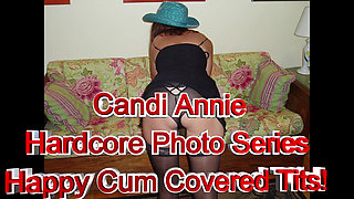 Candi Annie Photo Series Cum Covered Tits
