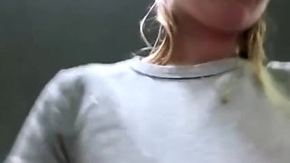 Gym Masturbation: Horny Beauty in the Fit Gym Massages Her Pussy and Squirts on a Bench in the Locker Room