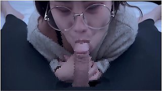 Hentai Anime In メカネっ子か興奮してフェラて精子をたっふり搾り取る Cum In Mouth Blowjob