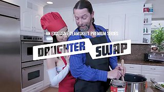 Two Naughty Teen Step Sisters Have Their Way With Young Stud Step Brother