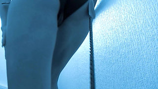 German Domination Scene - Blonde in Fetish Gear