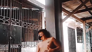 Bored Shy Asian Guy at The Cemetery