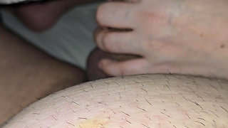 Step Mom Can't Lie Alone on Vacation and Comes to Step Son Bed anf handjob his dick