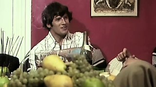 Group sex hardcore double blowjob swallowing cum