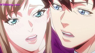 Boy fills both girls during passionate sex - HENTAI 2025