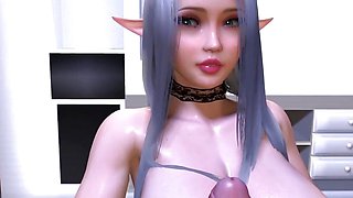 Horny Elf Sucking Dick - 3D Uncensored Hentai Animation