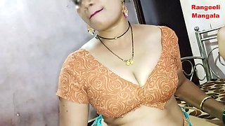 Marathi housewife Mangala Vahini nails and sucks her husband passionately