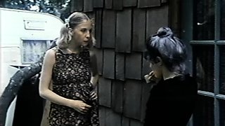 Teen cuties outdoor hardcore gang bang