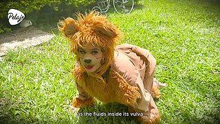 Outdoor dirt with magnificent Lioness from Pelaje Mix