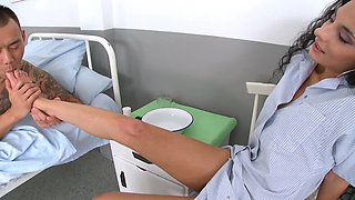 Foot Licking Nurse From France Got Smashed in the Hospital