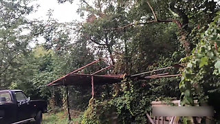 Real Couple Outdoor Pickup Fun With My Wife Luna and the Gardener