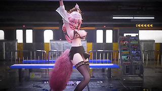 mmd Office Lady Uniform Pencil Skirt Lace Thong Secretary