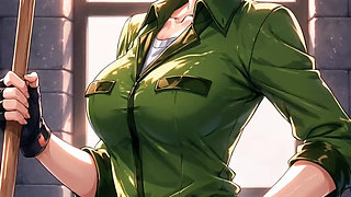 Anime girls dancing