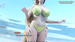 Big Tits Stepaunt MILF Outdoor Beach Pussy Rubbing with Huge Cock Stepnephew Right Behind Her Cuckold Husband - Heart Problems