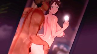 Buxom bitch squirts and creampied in steamy porn cartoon compilation