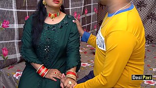Desi Pari Bhabhi fucked by Devar on birthday talking Hindi
