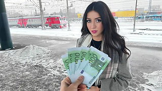 Public Agent - Offered a Girl from the Station to Undergo a Casting Right on ...