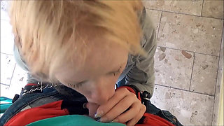 Slave Gets a Big Load to Swallow