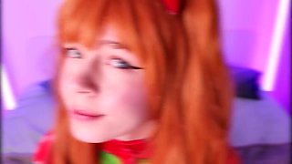 Aqua Ri Explores Asuka Langley Fat Cock Passion