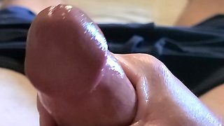 Vaseline hand job with multiple cum shots!