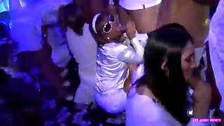 Public Orgy Crazy sex orgy in Czech club 1