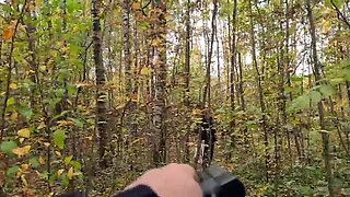 Blonde Loren Strawberry Gets Fucked Hard in the Forest - Doggystyle & Cumshot