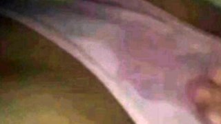 Beautiful French cums in her panties