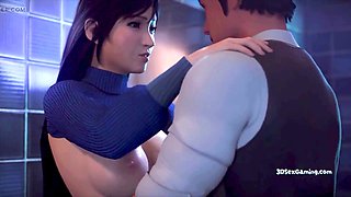 Animated hentai and cartoon sex adventures in the bathroom